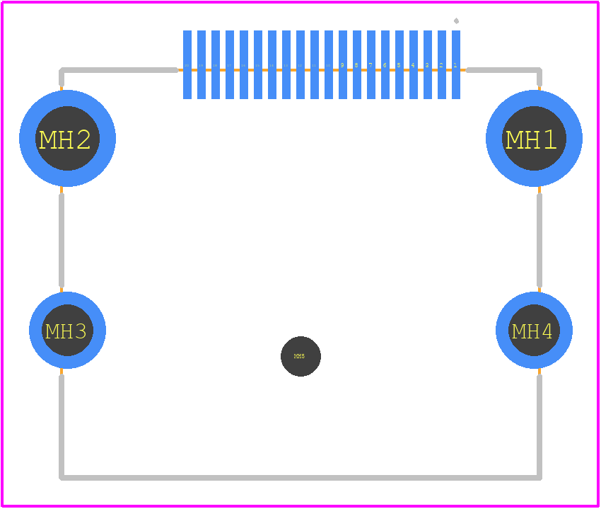 47272-0001 - Molex PCB footprint - Other - Other - 47272-0001-2