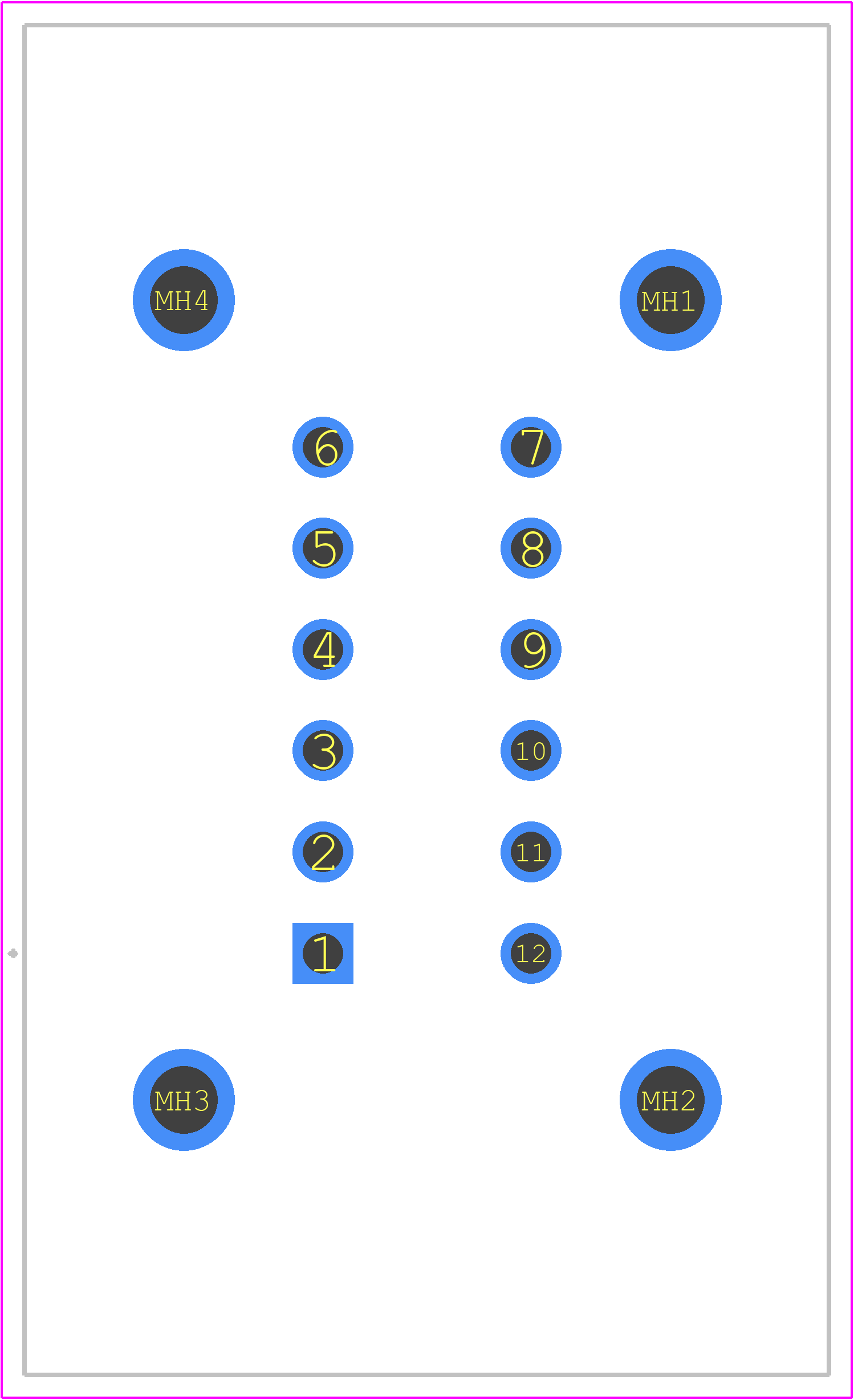 DT15-12P - TE Connectivity PCB footprint - Other - Other - DT15-12P-4