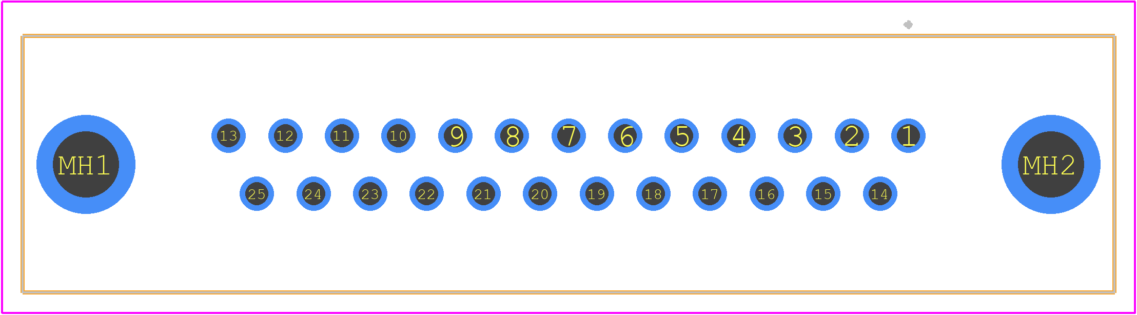 09670254754 - HARTING PCB footprint - Other - Other - 09670254754-2