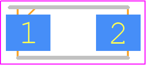 M7 - LGE PCB footprint - Diodes Moulded - Diodes Moulded - M1-M7 1.0AMP.Surface Mount Rectifiers