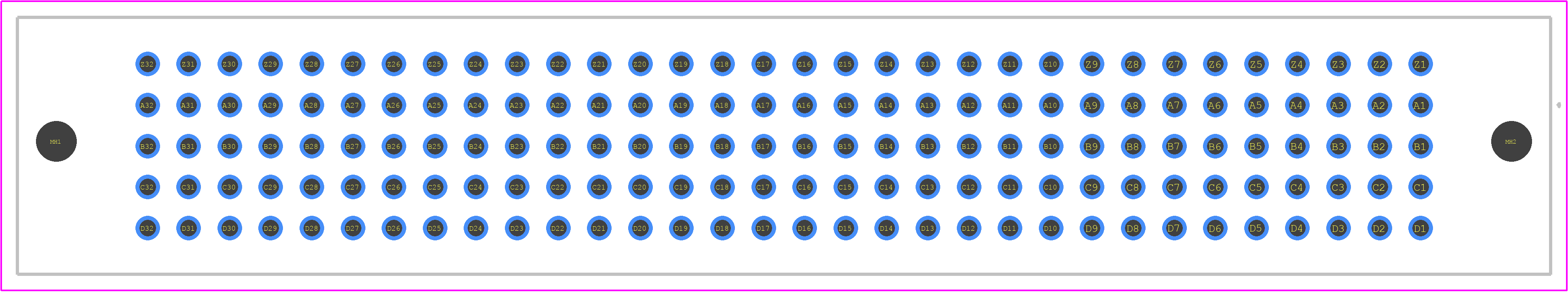 02021601201 - HARTING PCB footprint - Other - Other - 02021601201