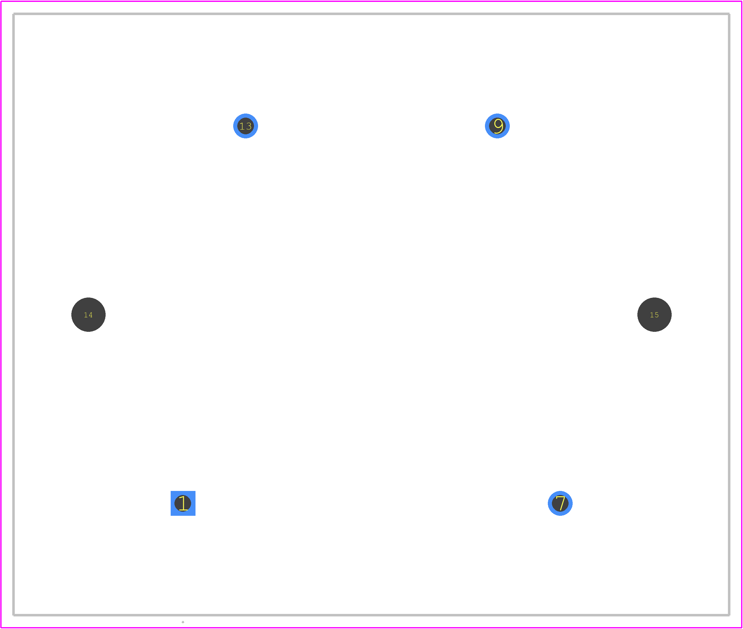 44304 - MYRRA PCB footprint - Other - Other - 56.9mm x 47.8mm x 39.3mm