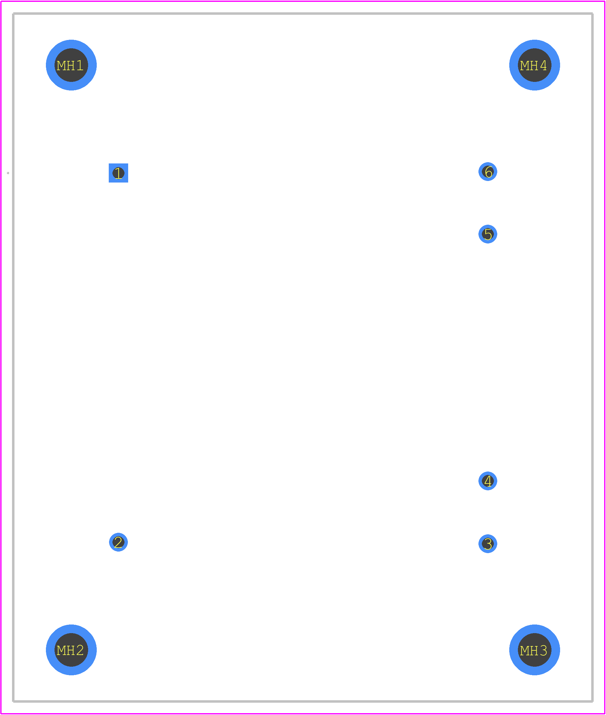 PT 13/2/6 - BLOCK PCB footprint - Other - Other - PT 13/2/6-1