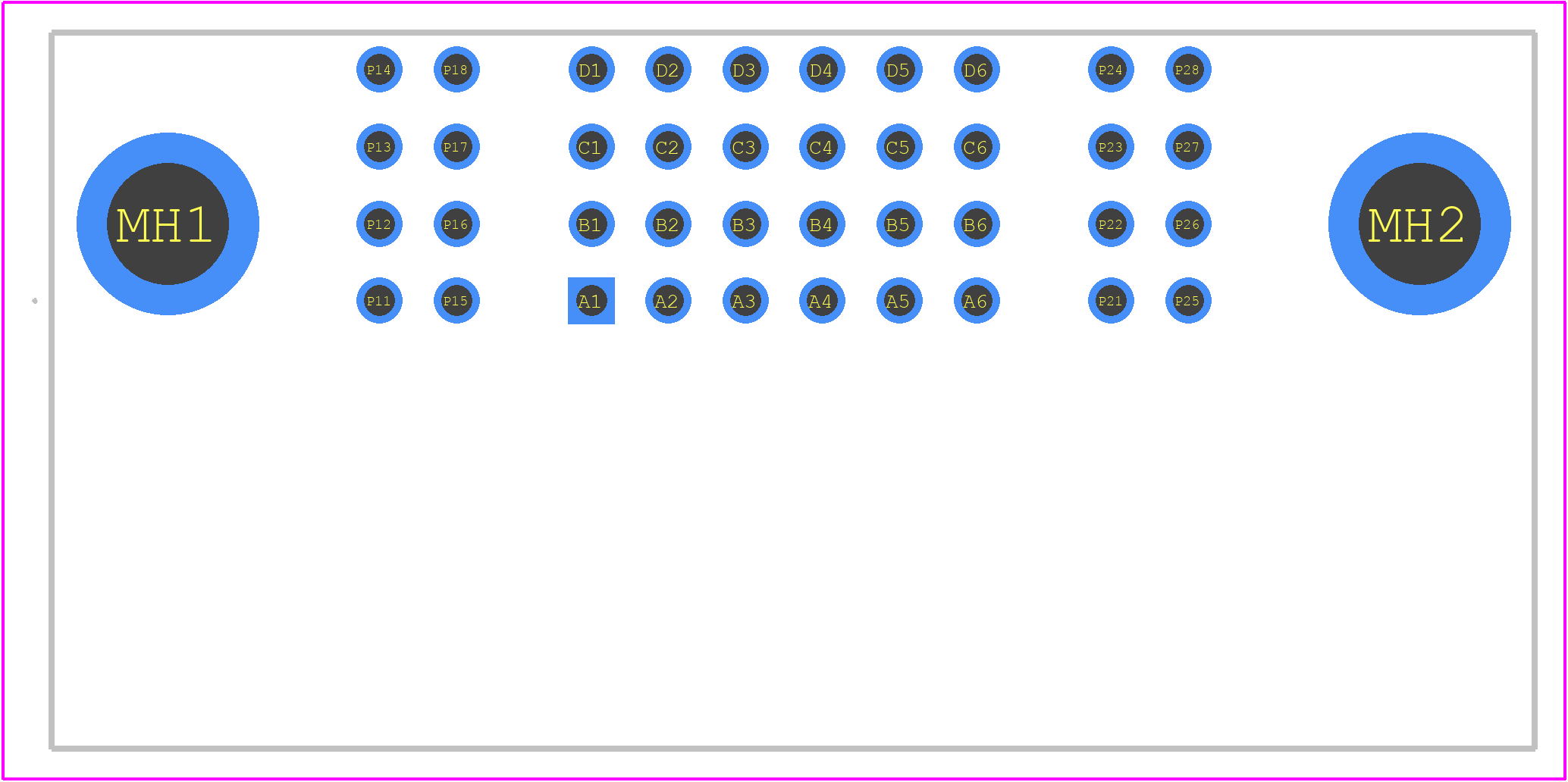 6450330-1 - TE Connectivity PCB footprint - Other - Other - 6450330-1-3