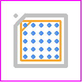 USB3803CI-1-GL-TR - Microchip PCB footprint - BGA - BGA - 25 Ball, WLCSP