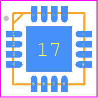 BQ24650RVAR - Texas Instruments PCB footprint - Quad Flat No-Lead - Quad Flat No-Lead - RVA (S-PVQFN-N16)