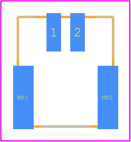 502352-0201 - Molex PCB footprint - Other - Other - 502352-0201-1