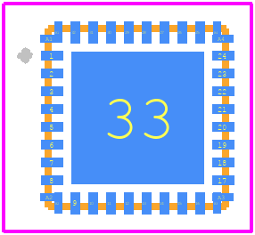 TPS25833QWRHBTQ1 - Texas Instruments PCB footprint - Other - Other - TPS25833QWRHBTQ1-3
