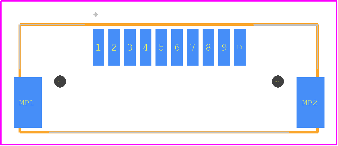 2014510101 - Molex PCB footprint - Other - Other - 2014510101-4