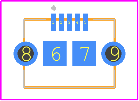 USB3090-30-A - GCT (GLOBAL CONNECTOR TECHNOLOGY) PCB footprint - Other - Other - USB3090-30-A-2