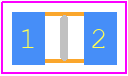 0603LS-122XGLB - COILCRAFT PCB footprint - Inductors Chip - Inductors Chip - 0603LS-122XGLB
