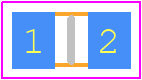 0805USB-672MLB - COILCRAFT PCB footprint - Inductors Chip - Inductors Chip - 0805USB-1