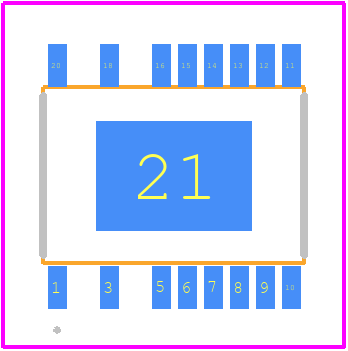 LT8631HFE#PBF - Analog Devices PCB footprint - Other - Other - LT8631HFE#PBF