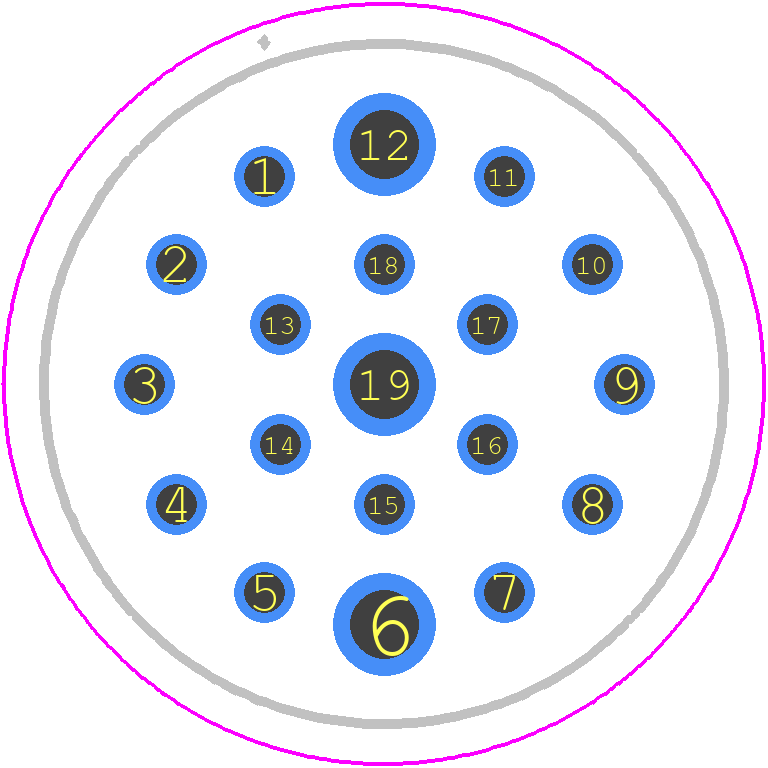 09151192603 - HARTING PCB footprint - Other - Other - 9151192603-2