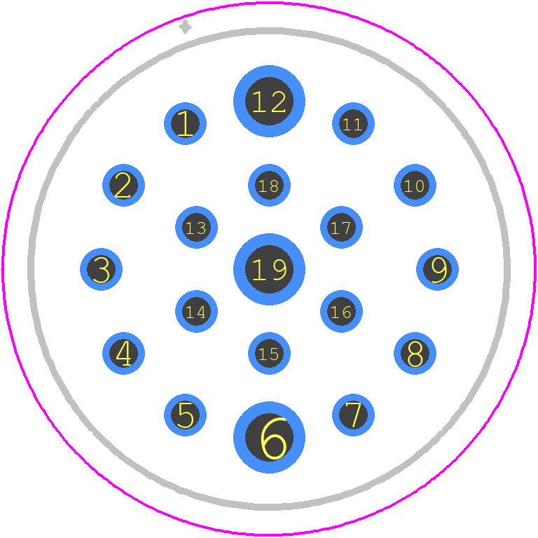 09151192703 - HARTING PCB footprint - Other - Other - 9151192703-2