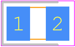 VS-15MQ040-M3/5AT - Vishay PCB footprint - Diodes Chip - Diodes Chip - DO-214AC (SMA)