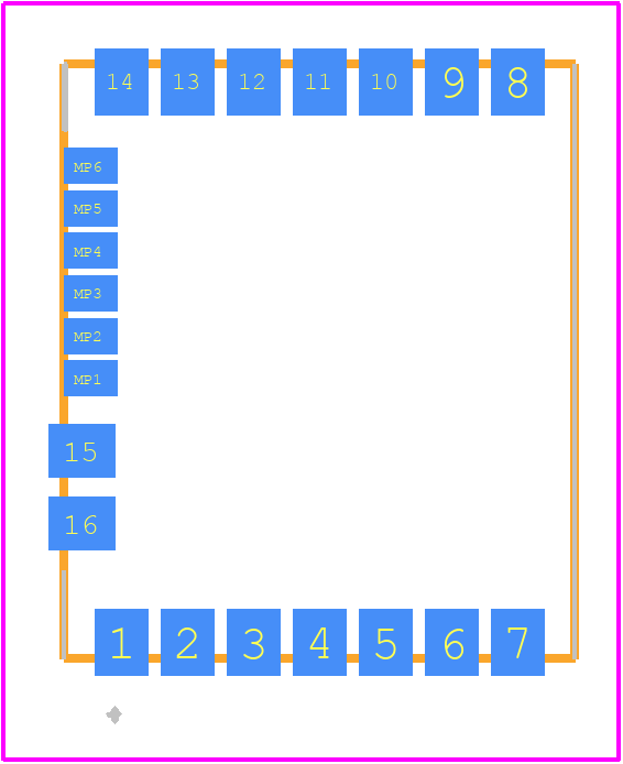 SPBT2632C2A-AT2 - STMicroelectronics PCB footprint - Other - Other - SPBT2632C2A-AT2-1