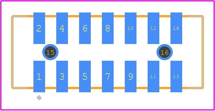 87832-5622 - Molex PCB footprint - Other - Other - 87832-5622-2