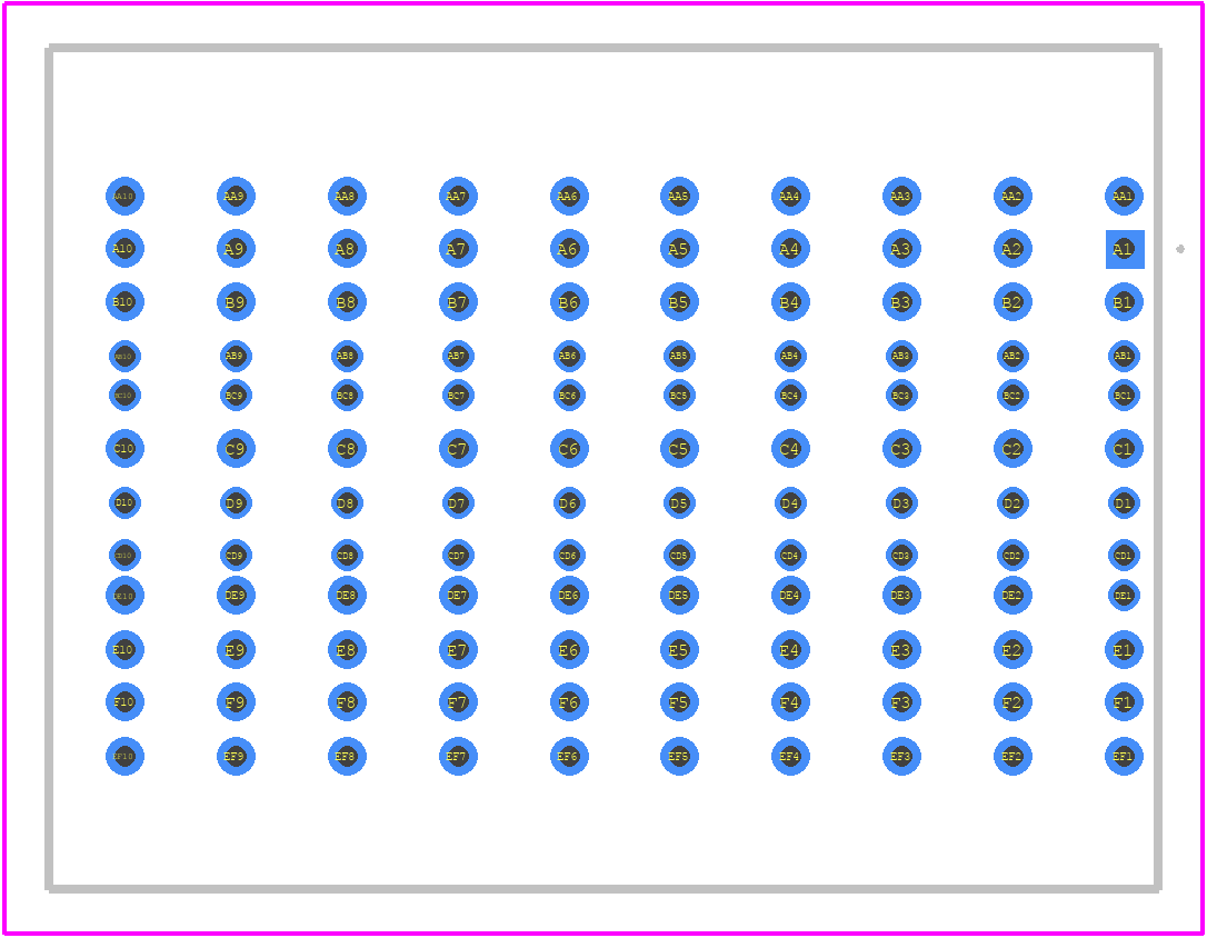 464514 - TE Connectivity PCB footprint - Other - Other - 464514-6