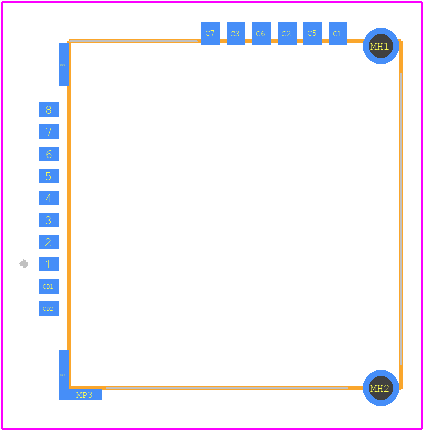 MUP618 - MUP PCB footprint - Other - Other - MUP618-3