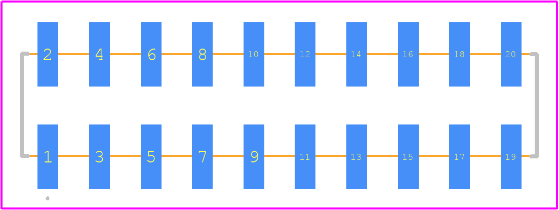 M20-8761042 - Harwin PCB footprint - Other - Other - M20-8761042-2