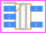 DIO2561SC5 - DIOO Microcircuits PCB footprint - SOT23 (5-Pin) - SOT23 (5-Pin) - SC70-5