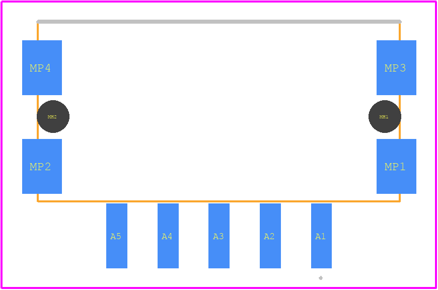 444807 - TE Connectivity PCB footprint - Other - Other - 444807-2