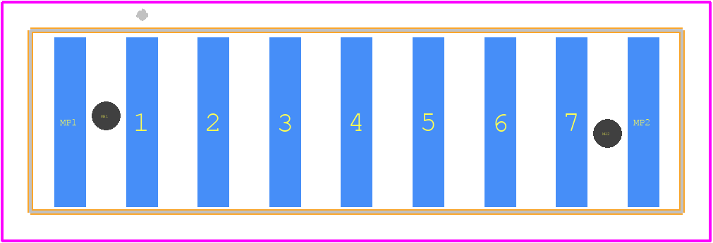 14110713002000 - HARTING PCB footprint - Other - Other - 14110713002000-3