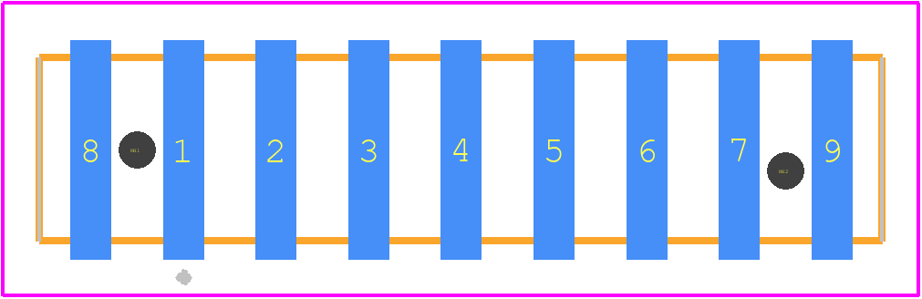 14110713001000 - HARTING PCB footprint - Other - Other - 14110713001000-1