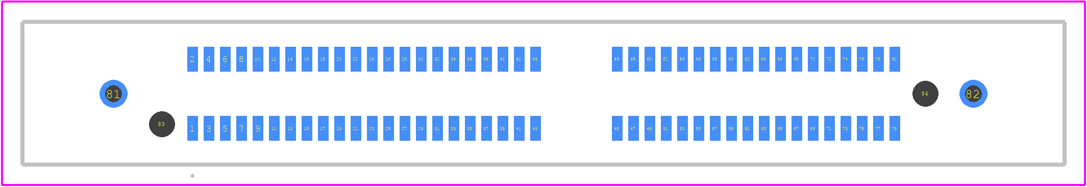 SPD08-080-RB-TR - 3M PCB footprint - Other - Other - SPD08-080-RB-TR-2