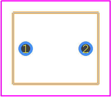 BFC237011155 - Vishay PCB footprint - Other - Other - BFC237011155-2