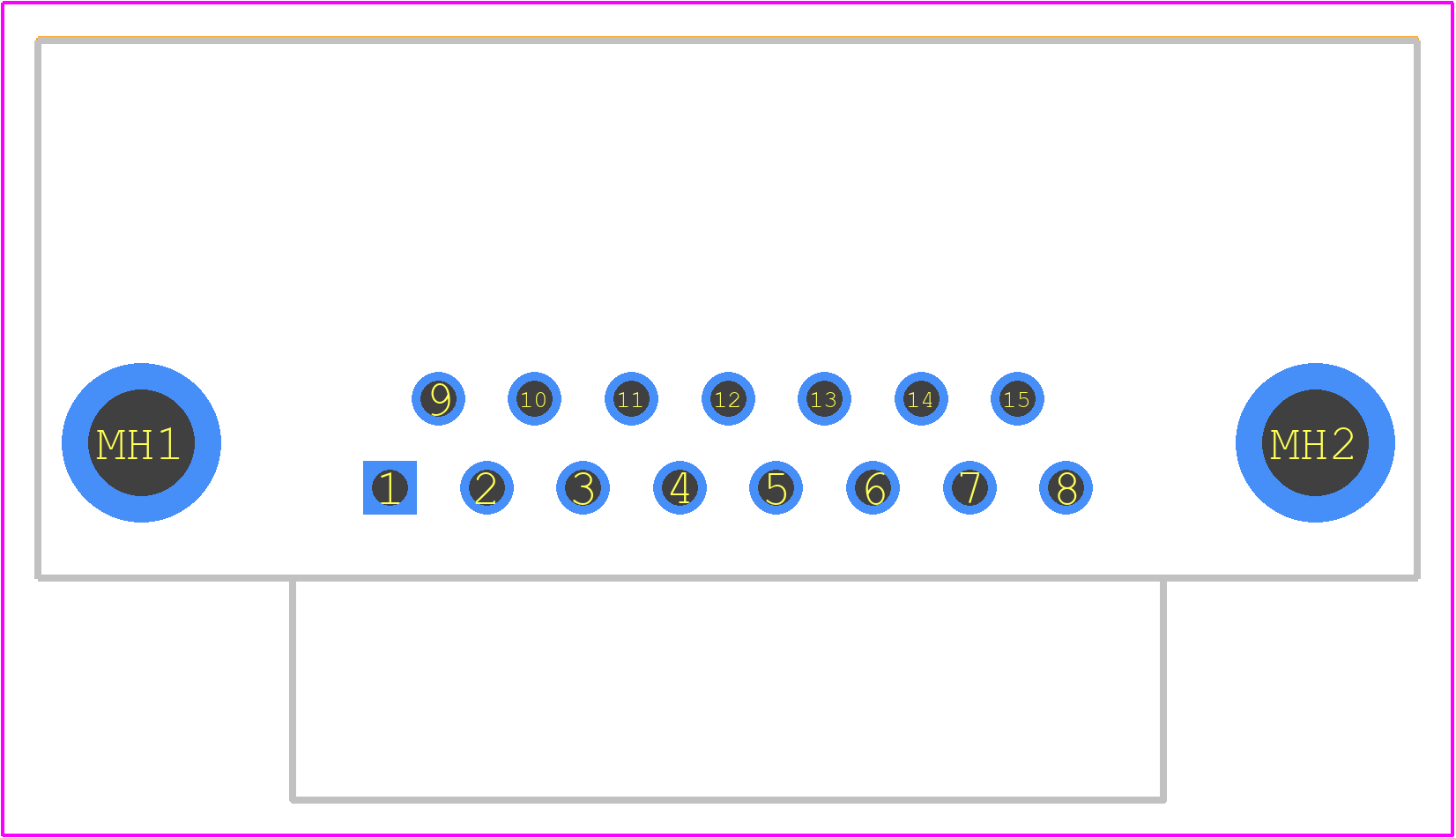 09642147242 - HARTING PCB footprint - Other - Other - 09642147242-1