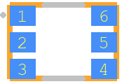 TSL2561T - ams OSRAM PCB footprint - Other - Other - TMB-6