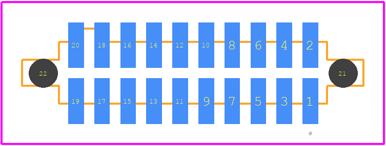 SFM-110-02-S-D-A - SAMTEC PCB footprint - Other - Other - SFM-110-02-S-D-A-2