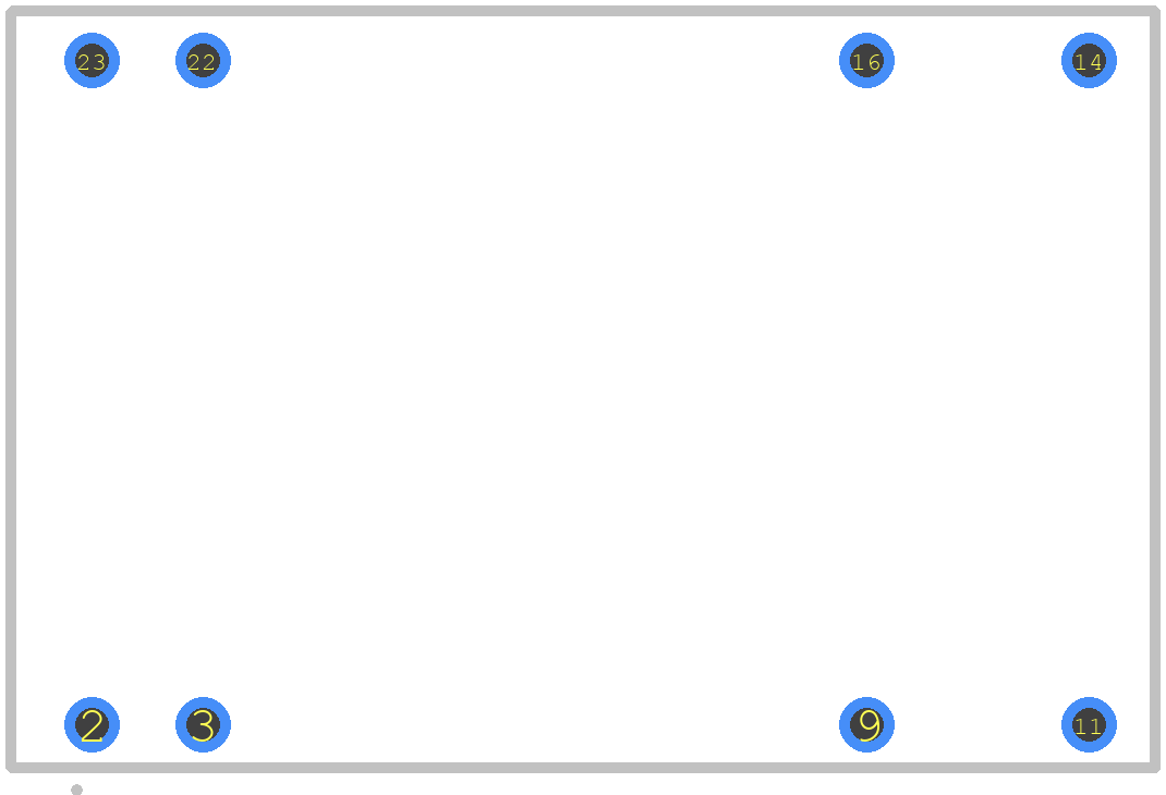TEN 3-4823 - Traco Power PCB footprint - Other - Other - TEN 3-4823