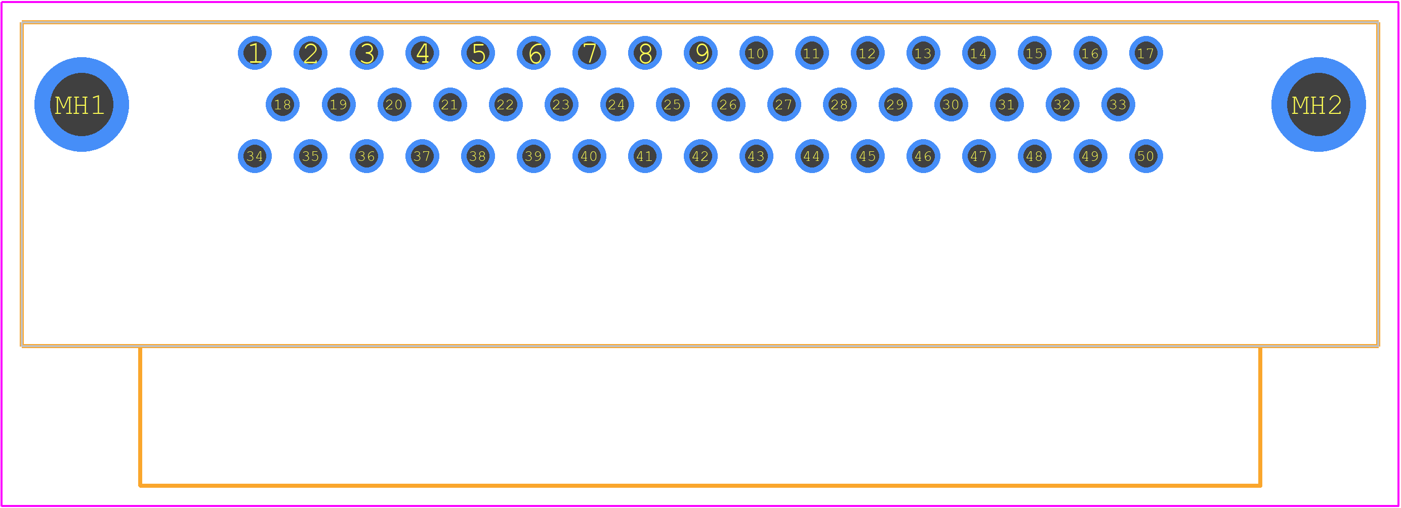023170 - TE Connectivity PCB footprint - Other - Other - 023170-1