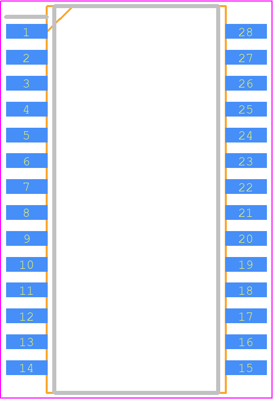 TC9164AF - Toshiba PCB footprint - Small Outline Packages - Small Outline Packages - SOP 20