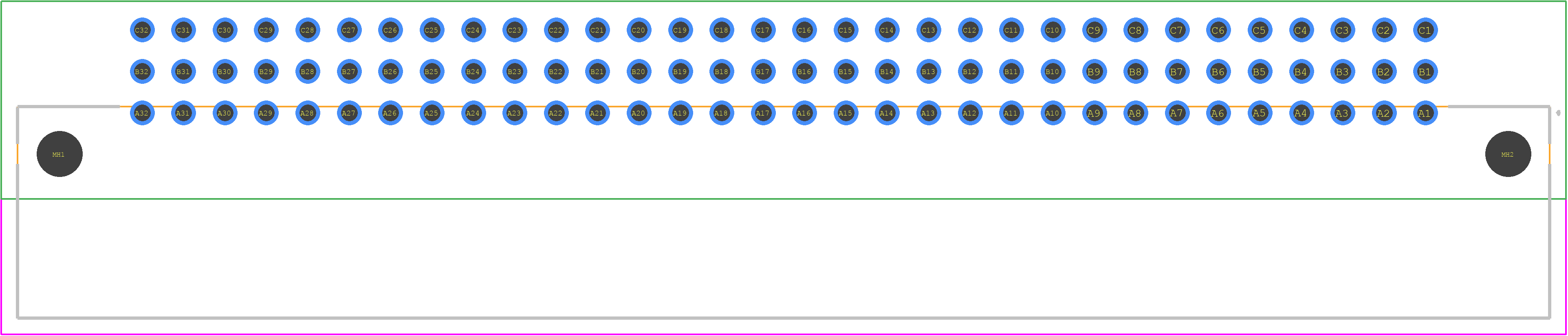 09033966921 - HARTING PCB footprint - Other - Other - 09033966921-10