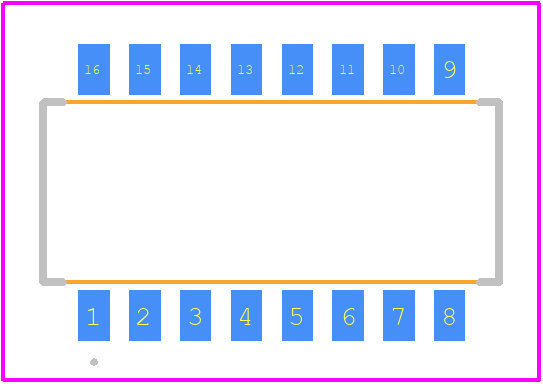 MCDHN-08F-V - Multicomp Pro PCB footprint - Other - Other - MCDHN-08F-V