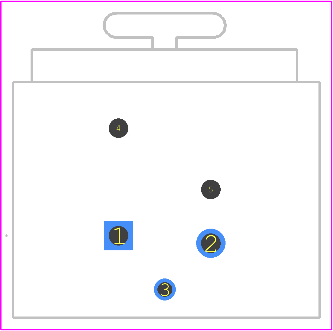 NC3FAH1 - Neutrik PCB footprint - Other - Other - NC3FAH1-4
