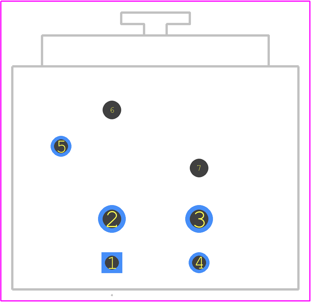 NC4FAH - Neutrik PCB footprint - Other - Other - NC4FAH-1