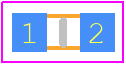 B72500T0070M060 - TDK PCB footprint - Varistors Chip - Varistors Chip - CT0603M7G