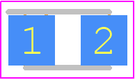 NSSW100D - NICHIA PCB footprint - LED Moulded - LED Moulded - NSSW100D