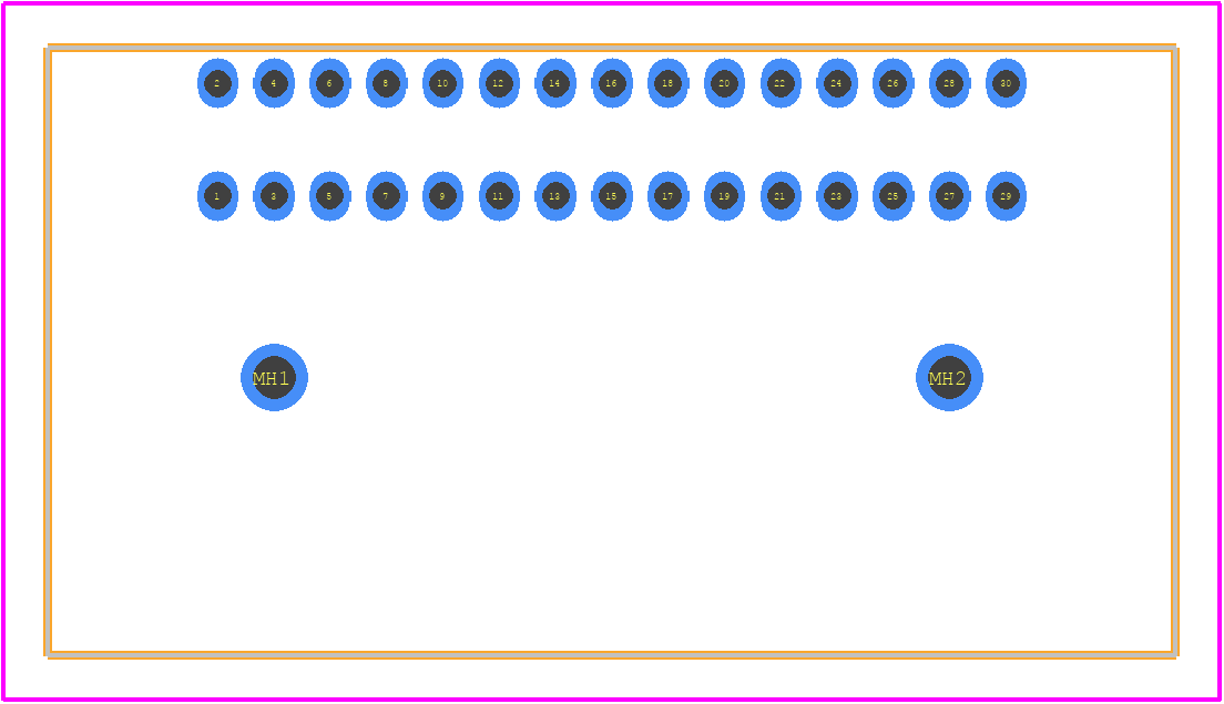 5-104069-5 - TE Connectivity PCB footprint - Other - Other - 5-104069-5-2