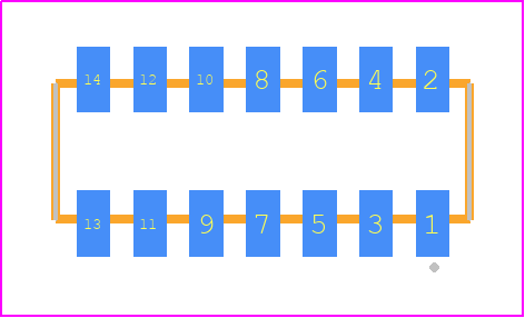 CLP-107-02-L-D-P-TR - SAMTEC PCB footprint - Other - Other - CLP-107-02-XXX-D-P-TR