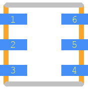 DS2401P+ - Analog Devices PCB footprint - Other - Other - TSOC-6