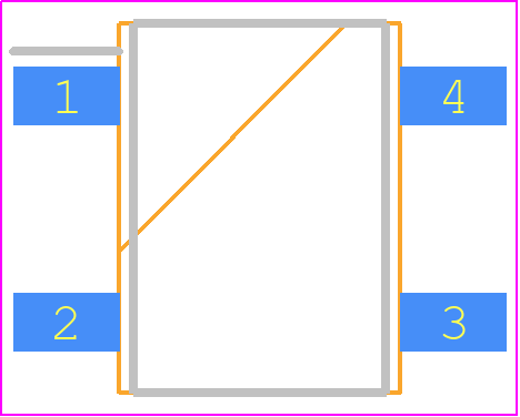DB106S - Rectron PCB footprint - Small Outline Packages - Small Outline Packages - DB-S(H=3.73mm)