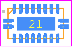 LSF0108RKSR - Texas Instruments PCB footprint - Other - Other - RKS (R-PVQFN-N20)