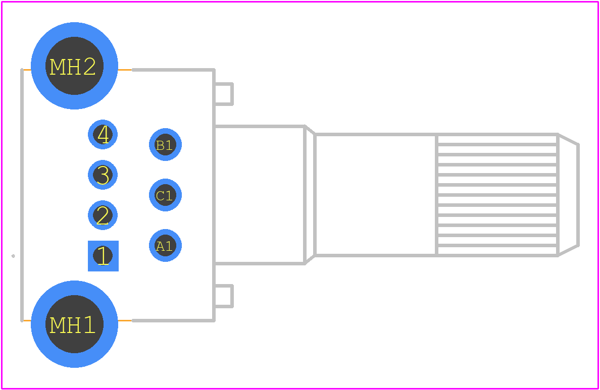 PEL12D-2225S-S1024 - Bourns PCB footprint - Other - Other - PEL12D-2225S-S1024