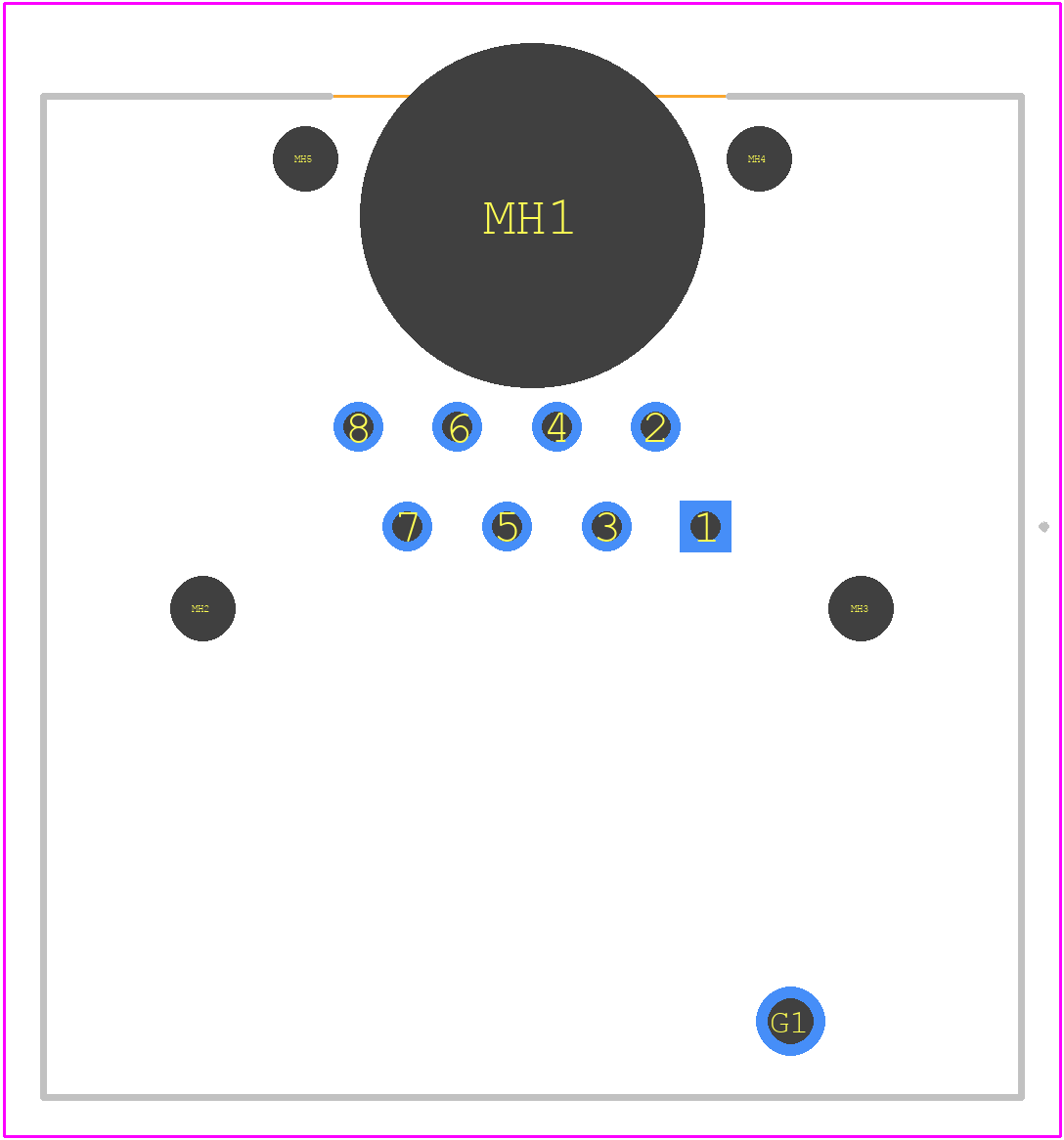 NE8FBV - Neutrik PCB footprint - Other - Other - NE8FBV-1